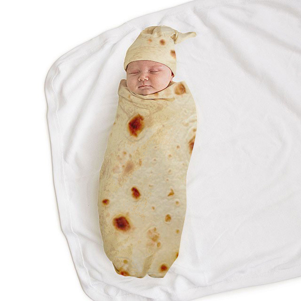 Tortilla and corn tortilla pancake blanket