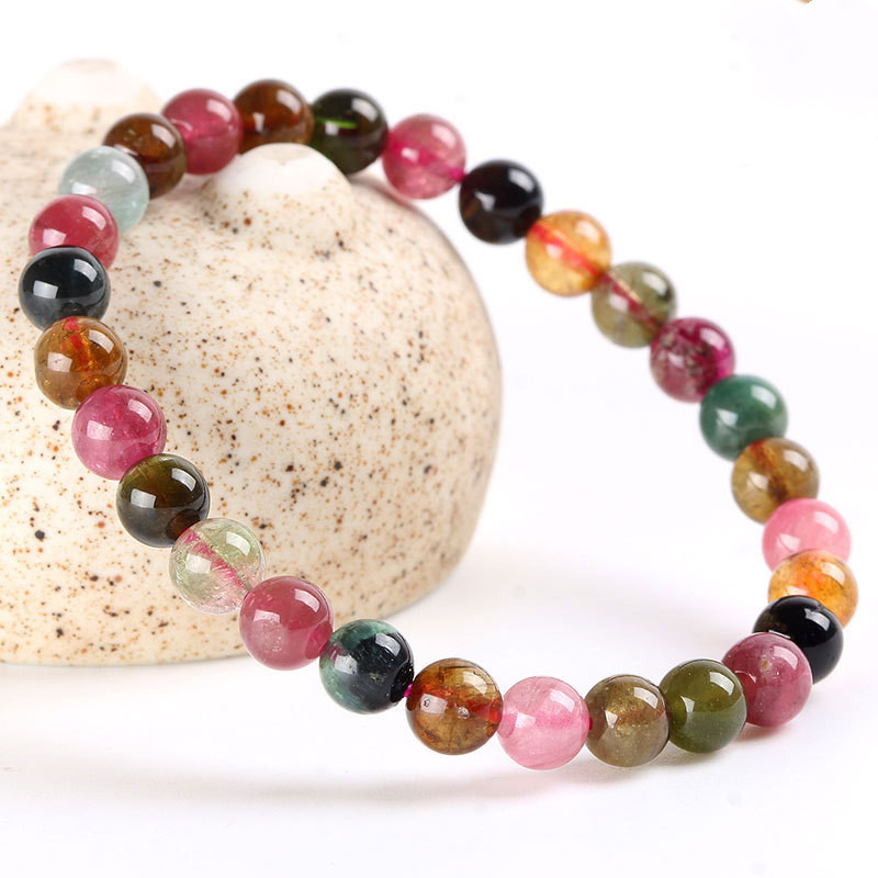 Brazilian Tourmaline Round Bead Bracelet, picture 3 of 4