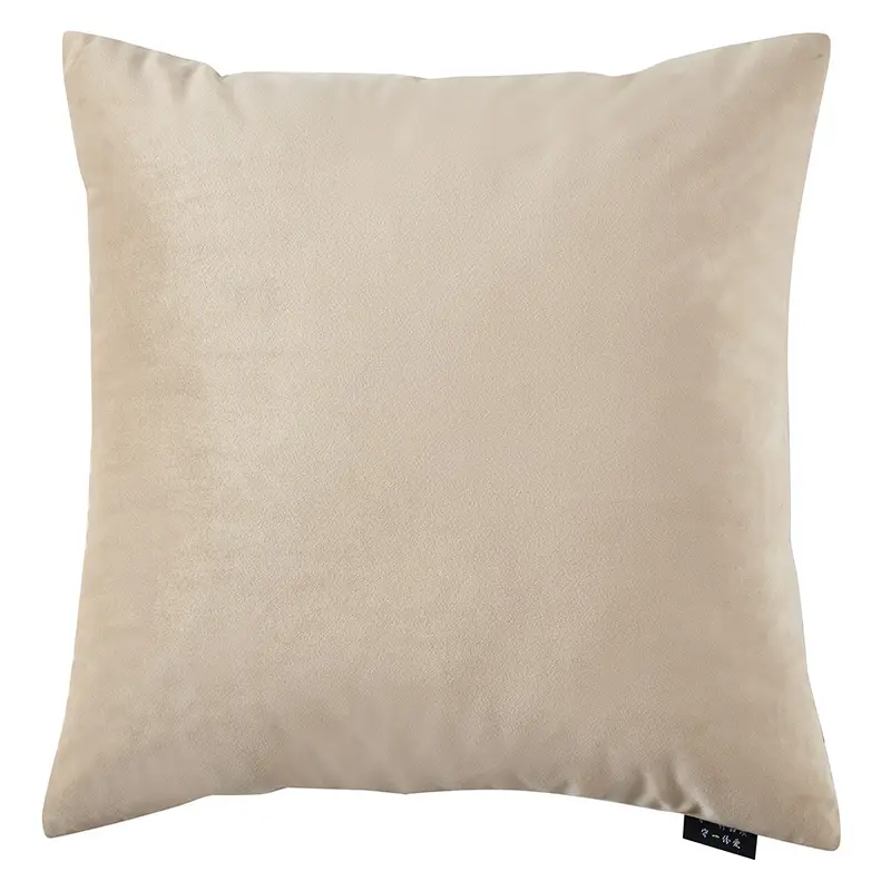 Nordic solid velvet sofa pillow