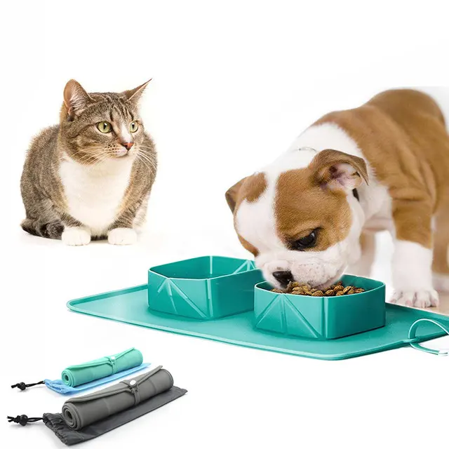 Pet Bowl Silicone Folding Pet