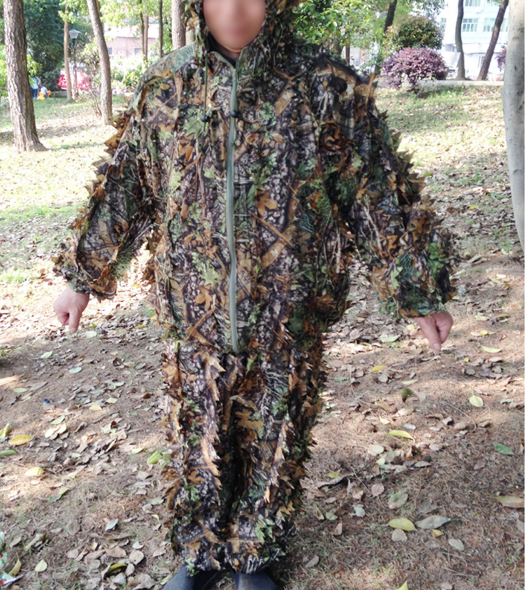 Jungle bionic leaves, hunting camouflage clothes, Jedi, wild life, camouflage clothes.