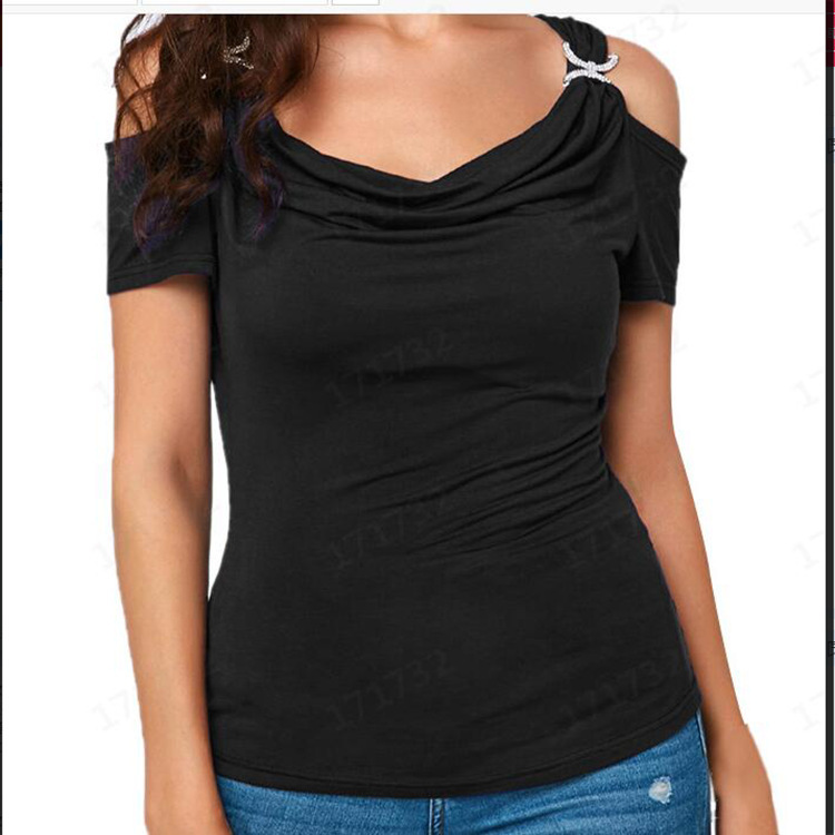 One shoulder strap short sleeve