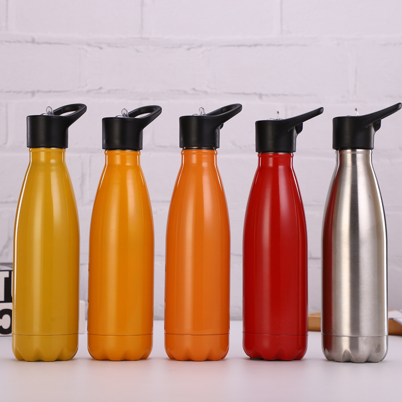 Stainless steel outdoor sports bottle