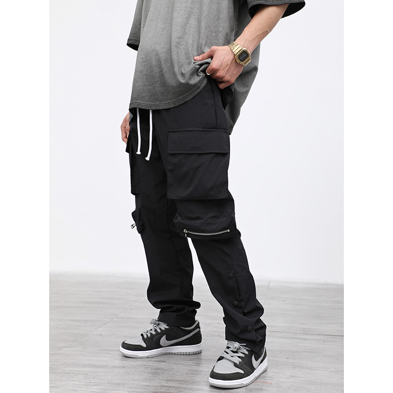 Men's casual breasted pants