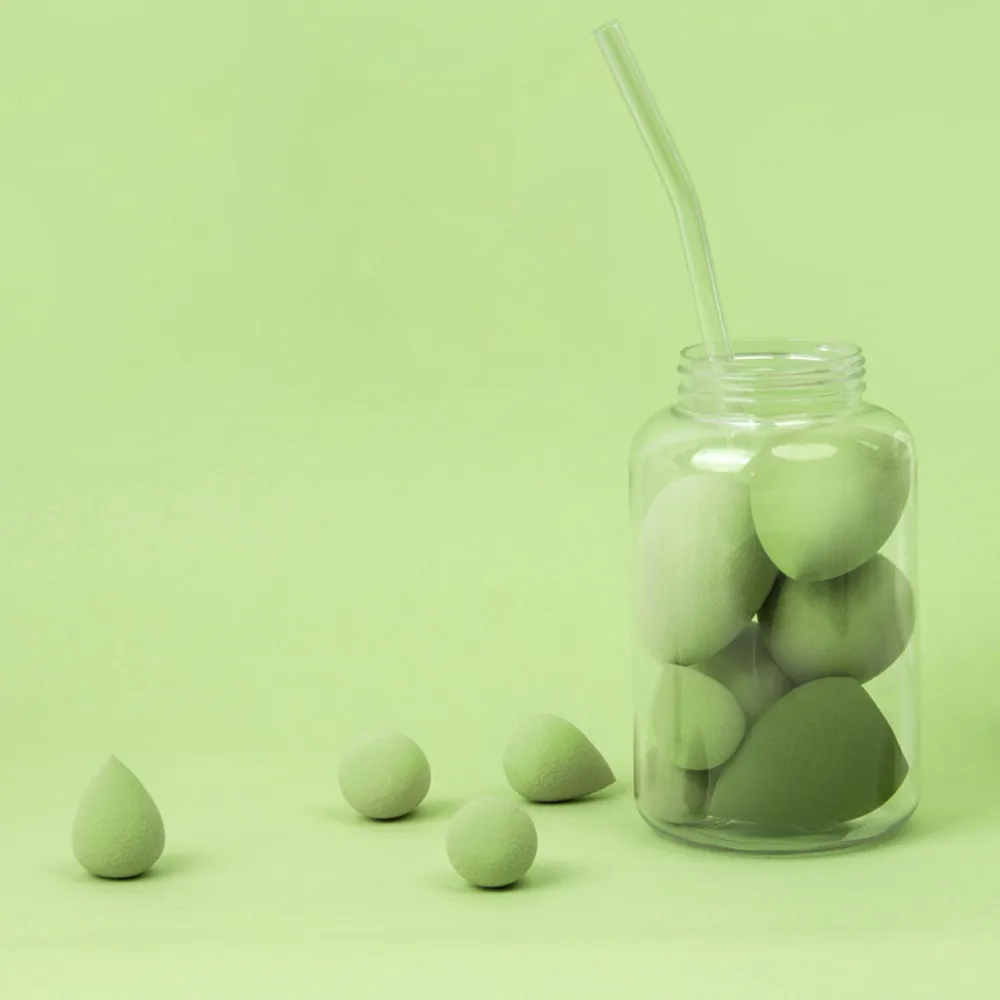 Set of 7 Beauty and Eggs - Green