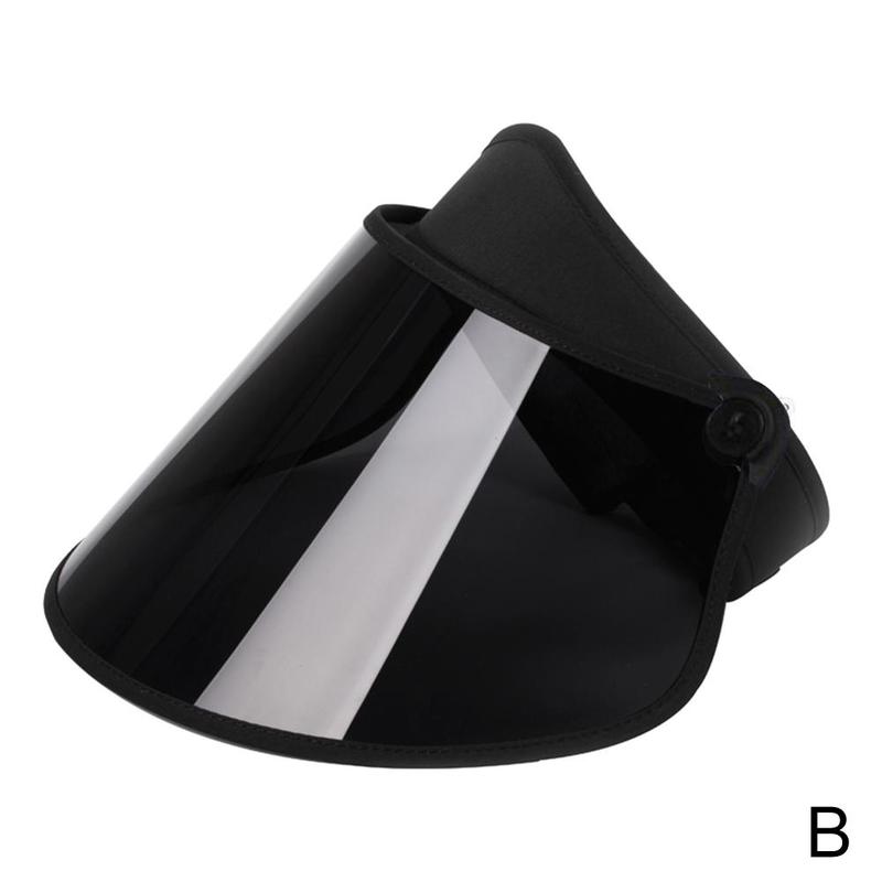 New Korean version of the sunscreen hat female UV protection foldable sun hat Black - Shop at LoveMi