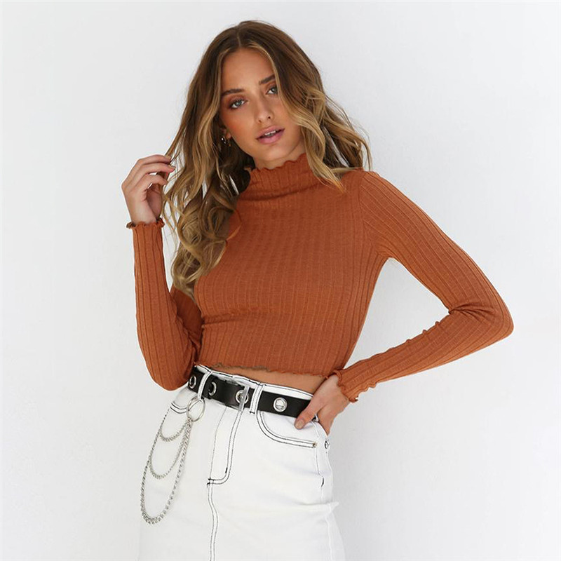 Bottoming shirt lace T-shirt long sleeve