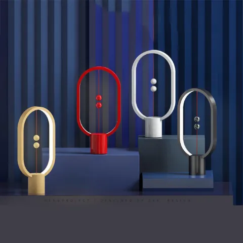 Balanced Magnetic Bedside Night Light for Bedroom