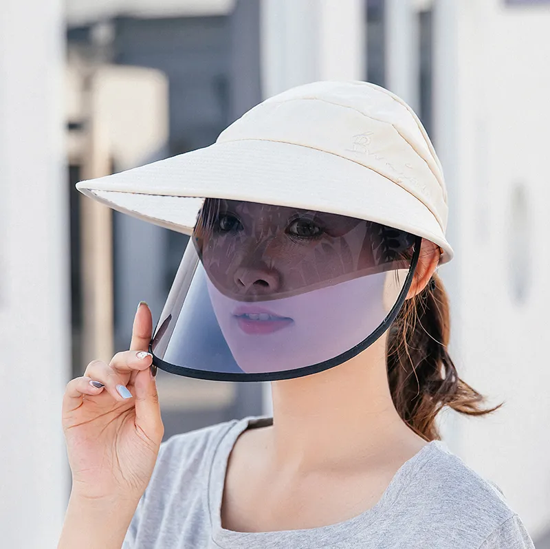 Anti-foam hat men and women sun hat sunscreen cap - Beige