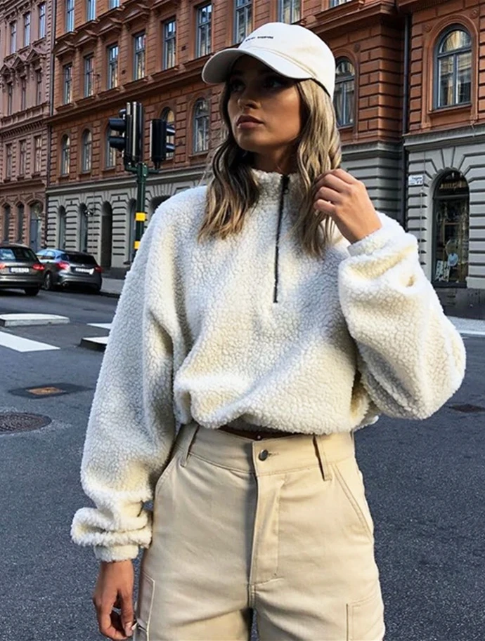 Rose Cropped Sweater