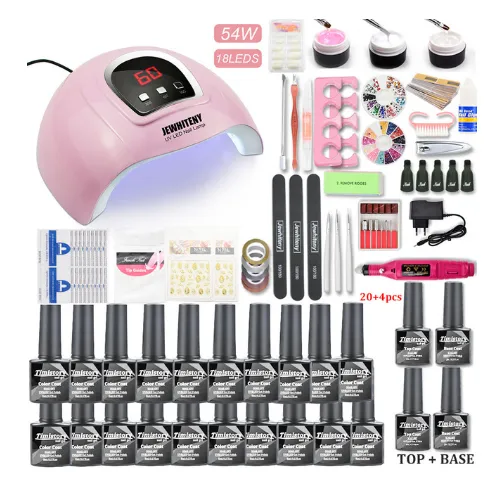 80W Nail Phototherapy Machine Set 80W Sunx4 20Pcs - Shop at LoveMi