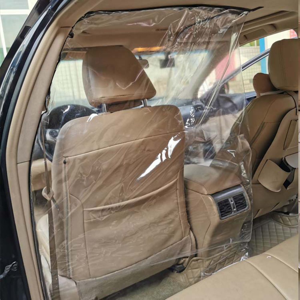 Private car protective isolation film driver driver main and auxiliary driving partition curtain seat transparent anti-foam protection film