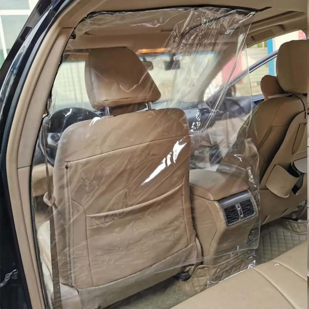 Private car protective isolation film driver driver main and auxiliary driving partition curtain seat transparent anti-foam protection film