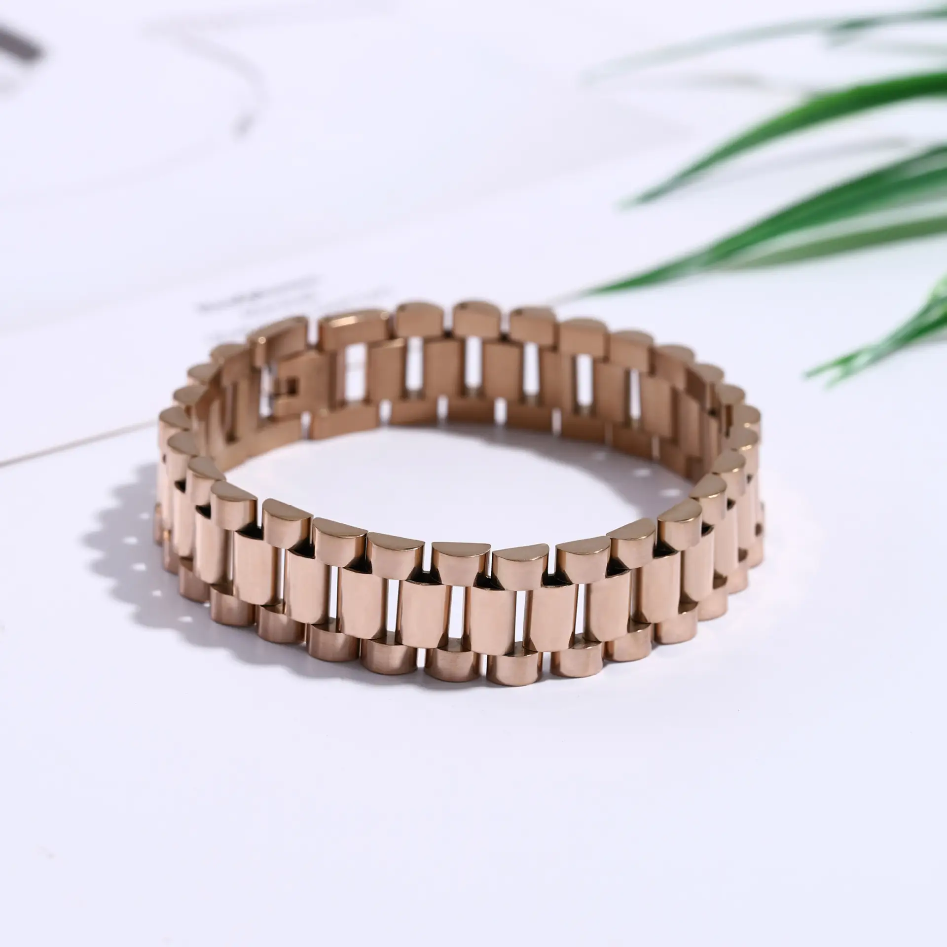Men's Simple Titanium Steel Bracelet