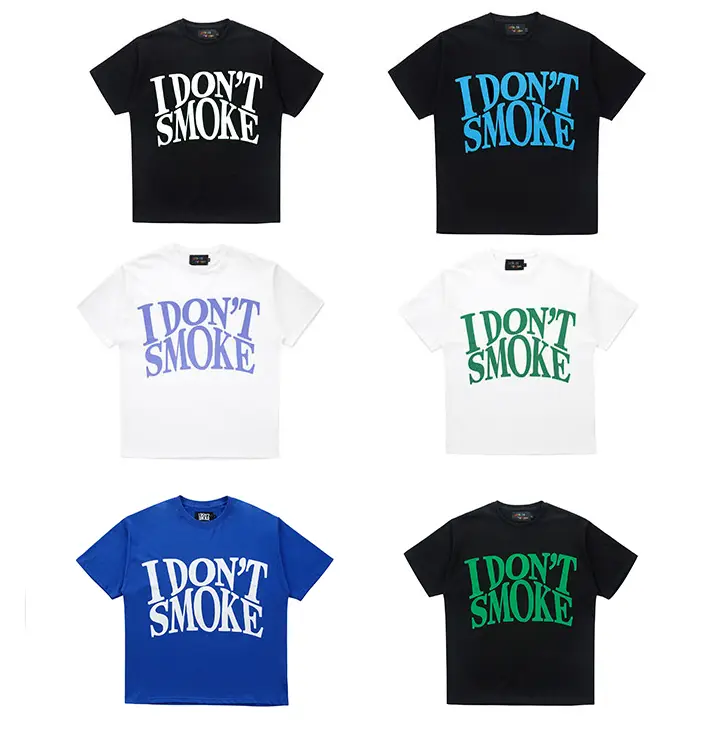 TEE pair of short - sleeved female popular logo men's T-shirt