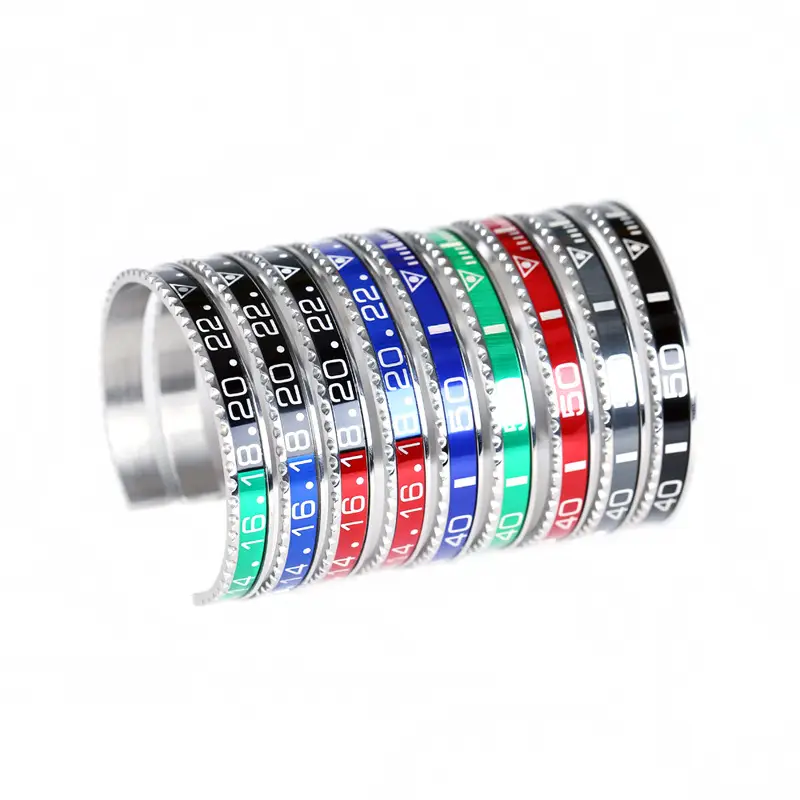 Ltalian Style SPEEDOMETER titanium steel steel color opening 9 color water ghost speed bracelet