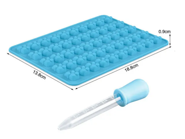 Silicone mold ice cube mold candy silicone mold Blue - Shop at LoveMi