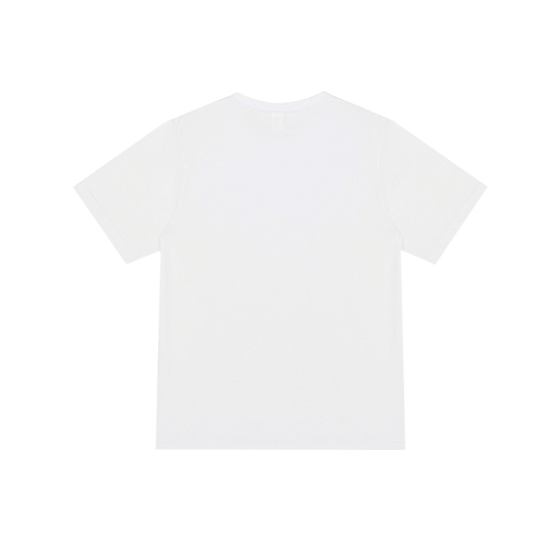 Butterfly short sleeve cotton T-shirt loose bf couple dress