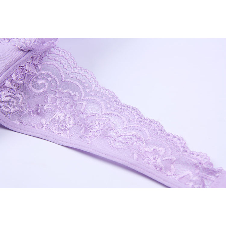 Lace-free rimless sports bra