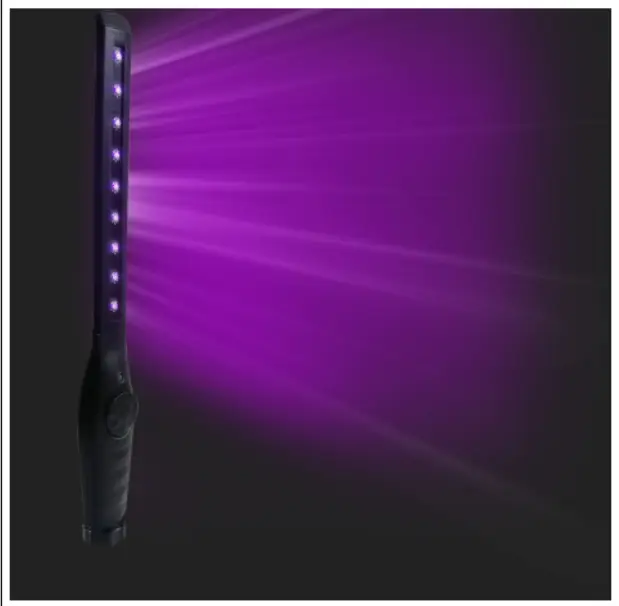 Household portable handheld ultraviolet disinfection lamp