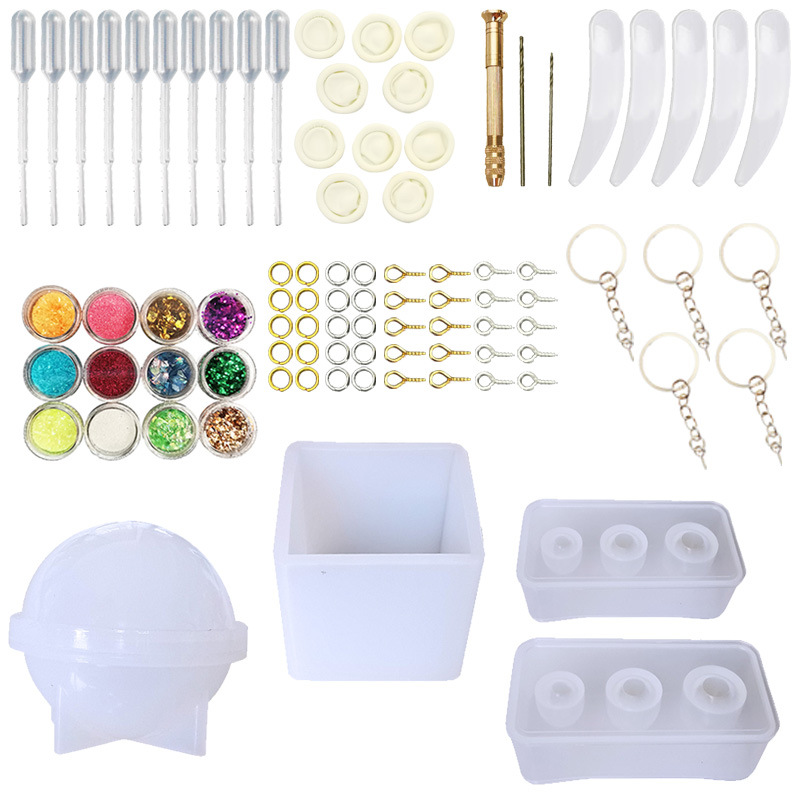 Sphere square silicone mold set