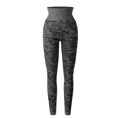 New Europe and the United States elastic tight digital printing hip hip high waist and quick dry running pants yoga pants women's leggings Black - Shop at LoveMi