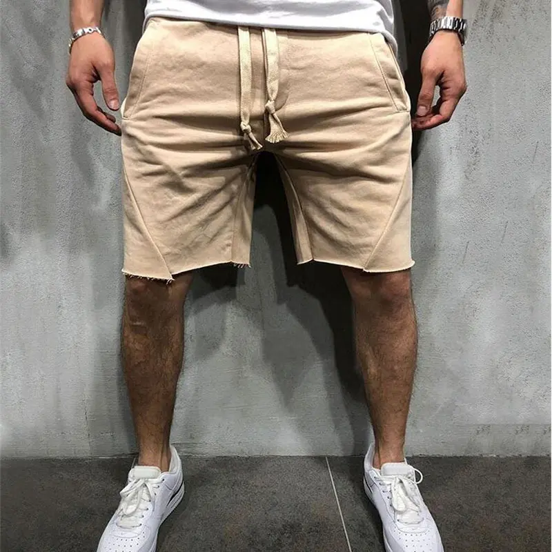 Summer Mens Gym Sports Sport Grey Shorts for Men