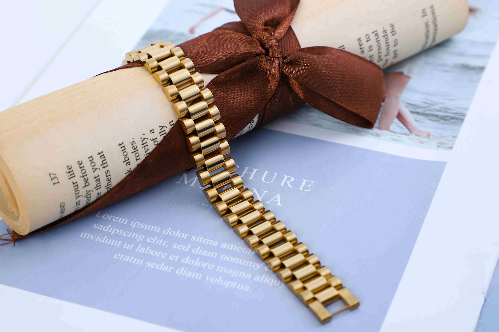 Men's Simple Titanium Steel Bracelet