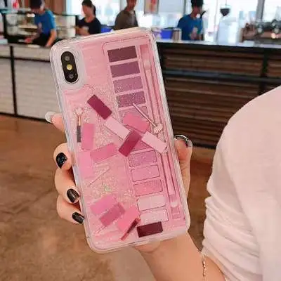 Mobile Eyeshadow Case Quicksand Phone Case – image 7