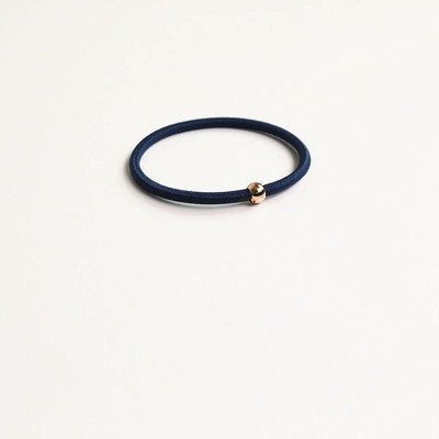 Elastic rubber band with beads Navy Blue - Shop at LoveMi