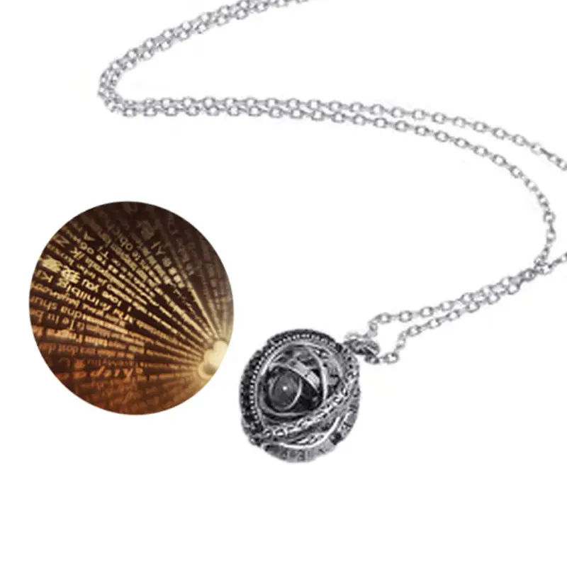 100 languages i love you ladies pendant necklace