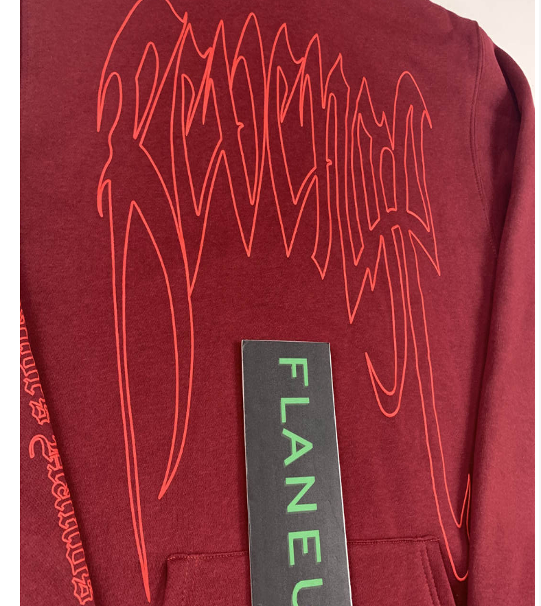 Red sweater couple hoodie