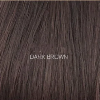 Oblique bangs short straight hair hood Dark Brown - Shop at LoveMi