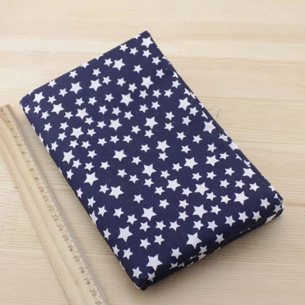 Navy blue cotton cloth Navy Blue Stars - Shop at LoveMi