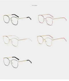 European and American flat glasses metal hollow glasses - Grey - View 1
