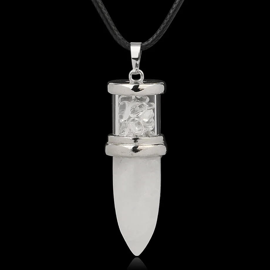 Crystal Pendant - White