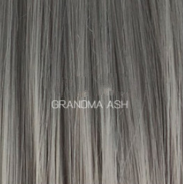 Wig European and American ladies short hair grandma gray hood Grandma Ash - Shop at LoveMi