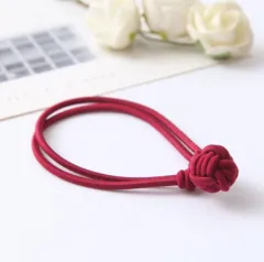 Hair tie rubber band hair band - Red - View 1