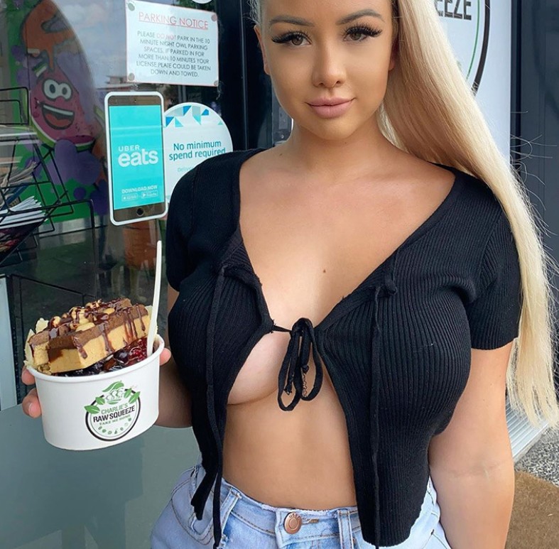 Solid color double butterfly dewy navel vest