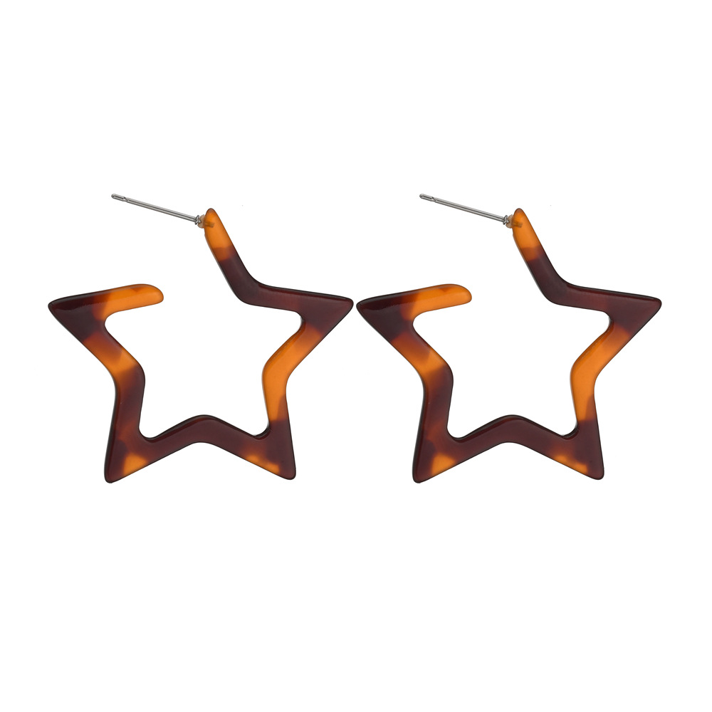 Colorful Acrylic Drop Earrings For Women