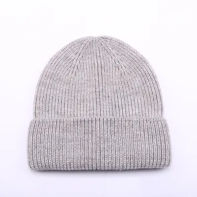 Cashmere wool blend knitted hat