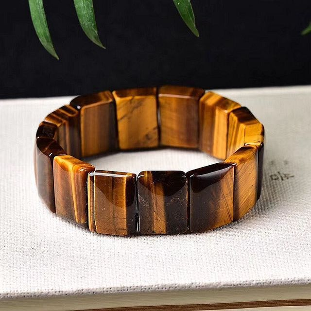 Natural Yellow Tiger Eye Bracelet — foto 4