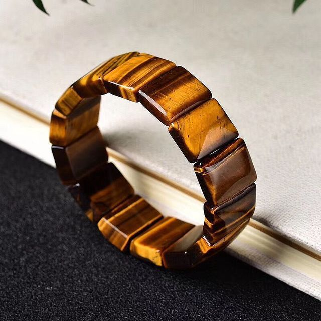 Natural Yellow Tiger Eye Bracelet — foto 5