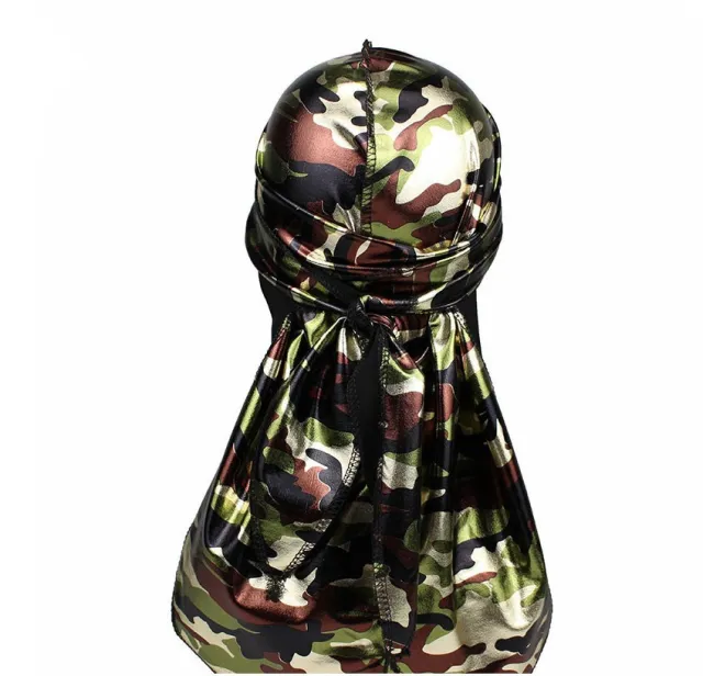 Embroidered silk long tail scarf Camouflage - Shop at LoveMi