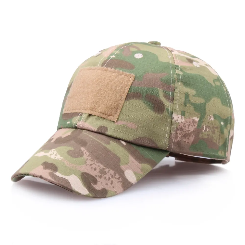 Velcro Camouflage Baseball Cap Tactical Cap Cap