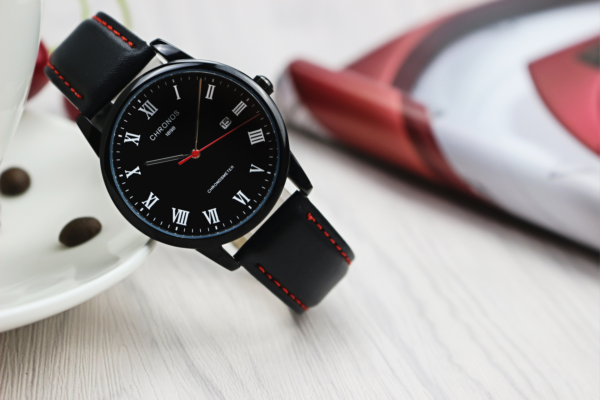 Simple Roman scale watch