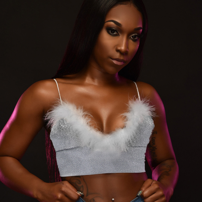 V-neck slim sexy strap