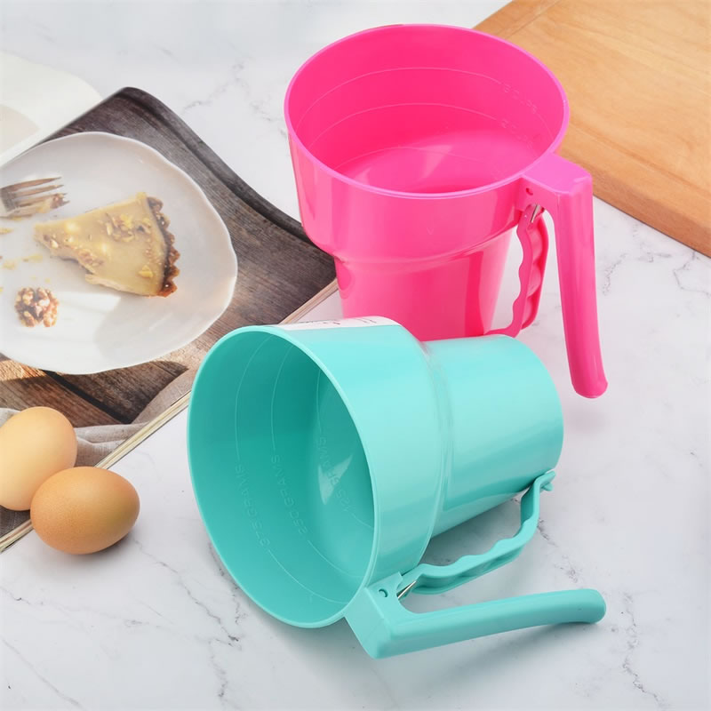 Candy-colored flour sieve