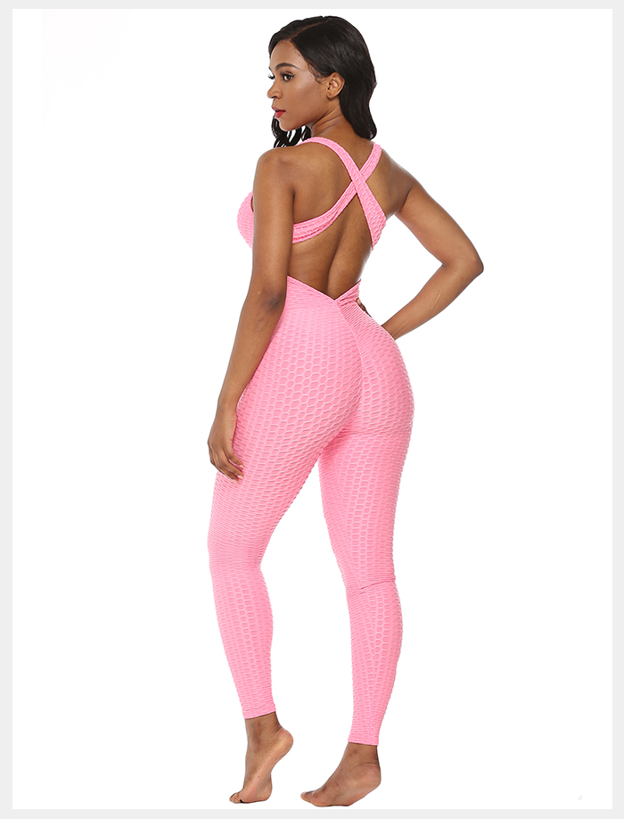 Jacquard bubble yoga pants