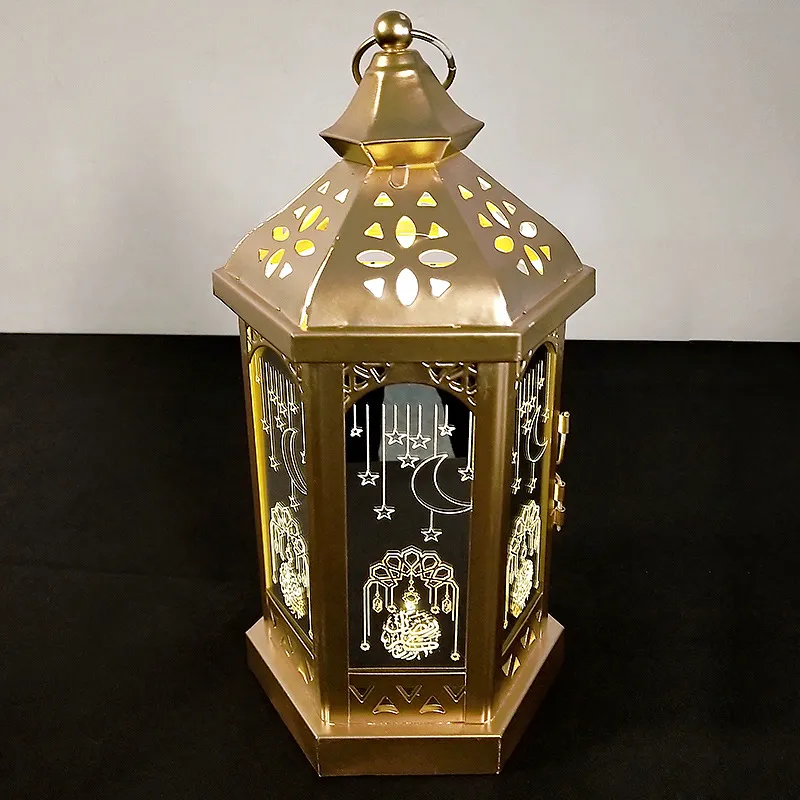 Wrought iron hurricane lamp